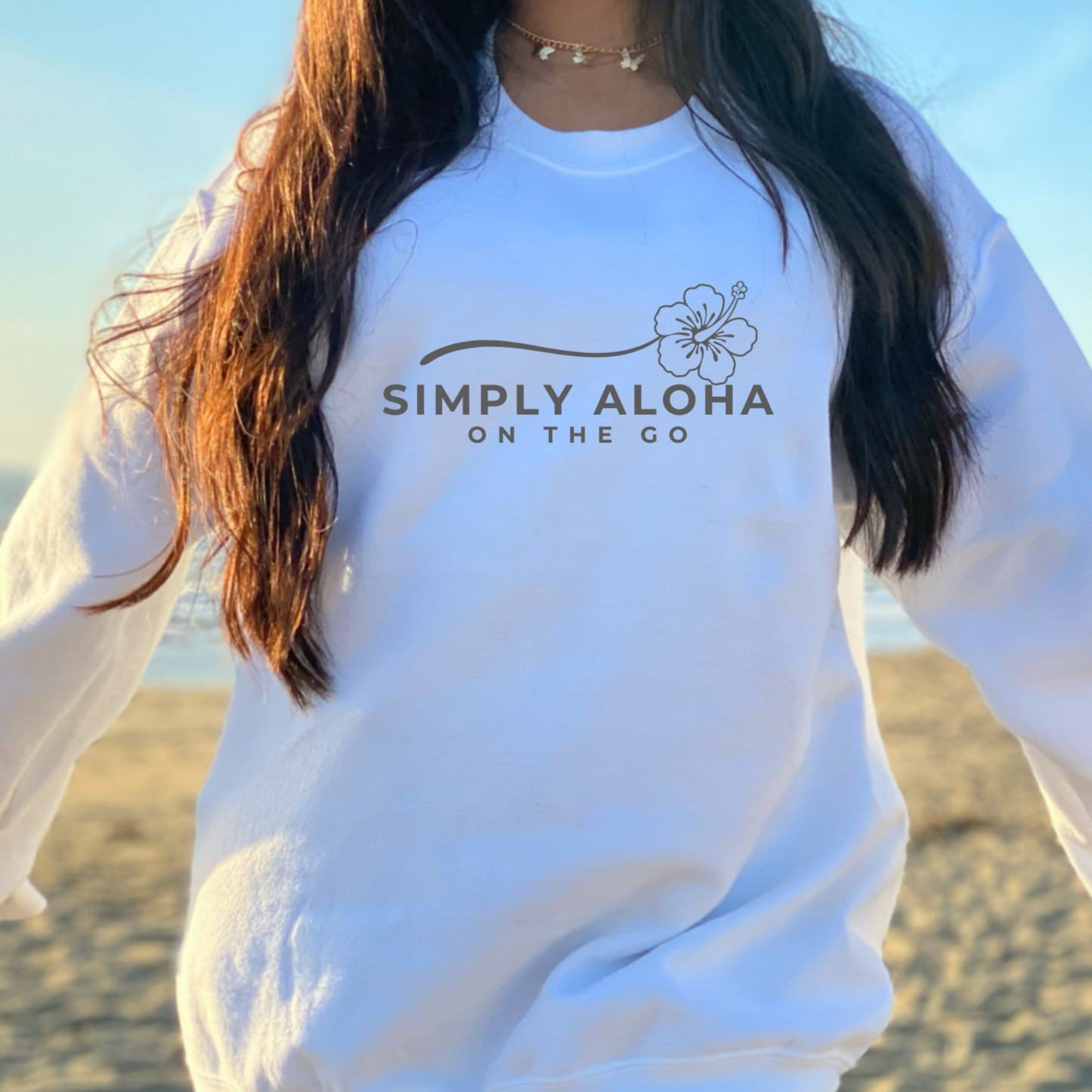 ‘Simply Aloha On the Go’ logo and island-inspired design. Spread Aloha Live Aloha